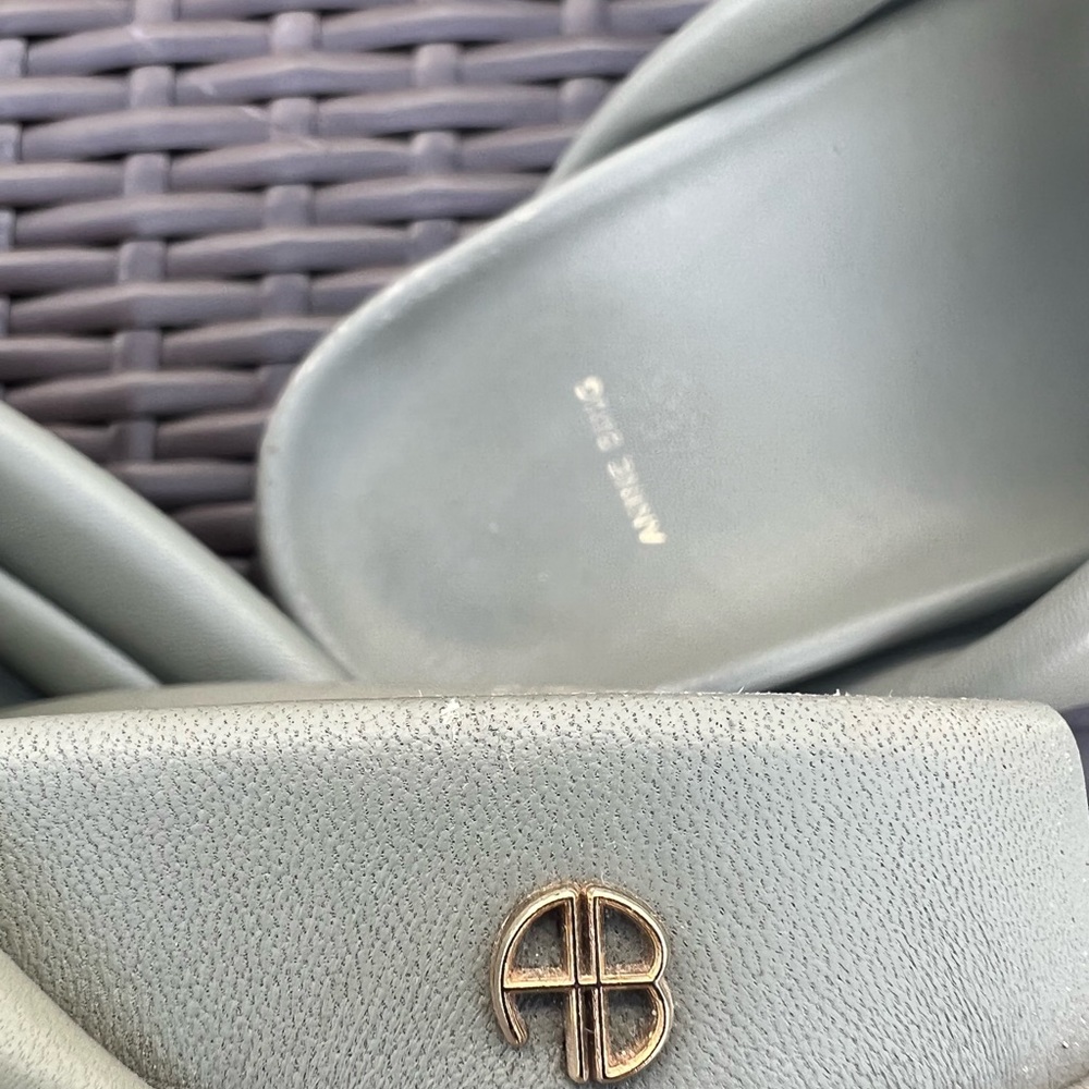 Anine Bing Lizzie flat sandals puffy straps, padded sole 100% lamb leather. - Picture 10 of 11